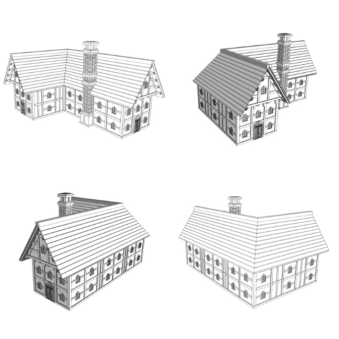 中世の屋敷1 Medieval Mansion 1