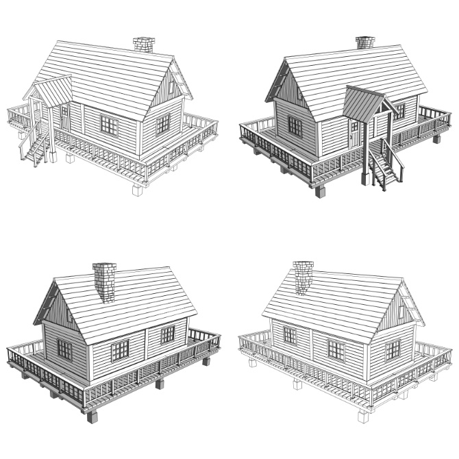 中世の家4 Medieval House 4