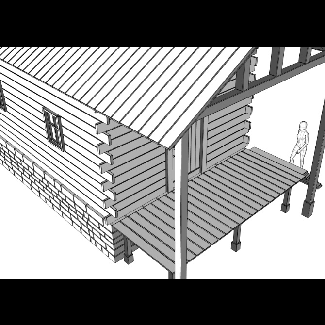 中世の水車小屋1 Medieval Watermill 1