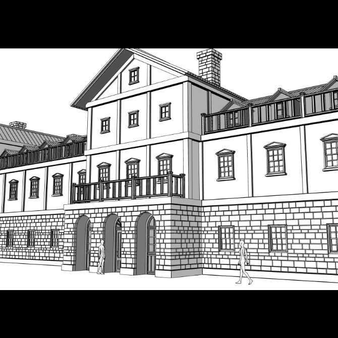 中世の屋敷4 Medieval Mansion 4