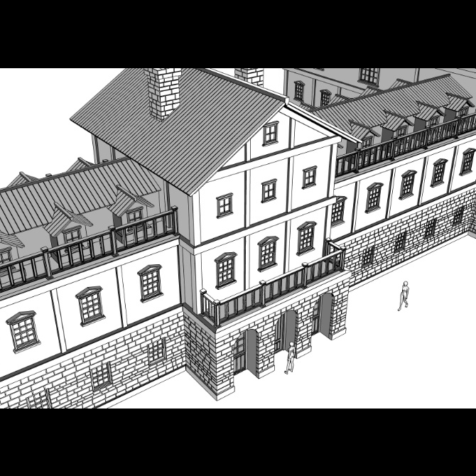 中世の屋敷4 Medieval Mansion 4