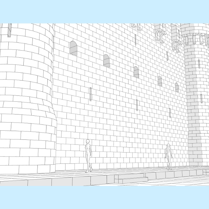 【3D素材】要塞1【cs3o】