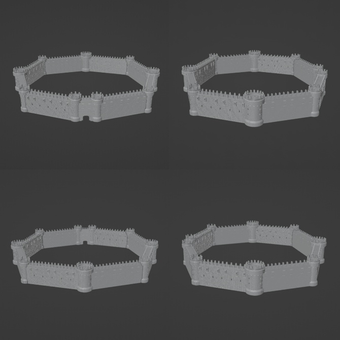 要塞の壁1 Fortress Wall 1