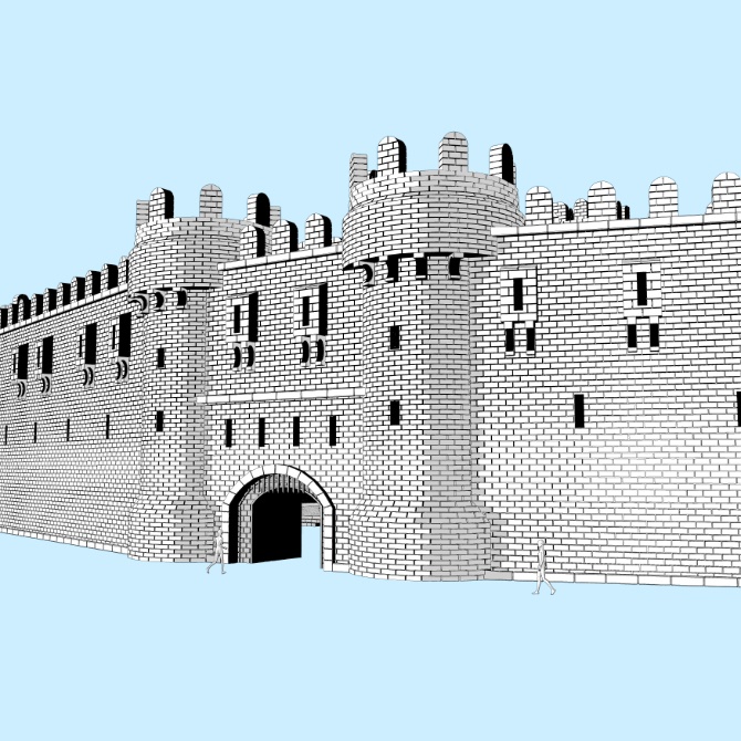 要塞の壁1 Fortress Wall 1