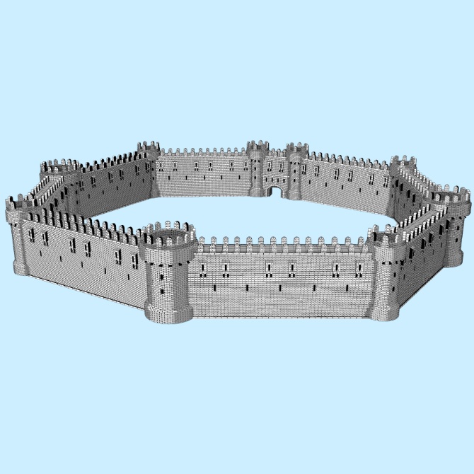 要塞の壁1 Fortress Wall 1