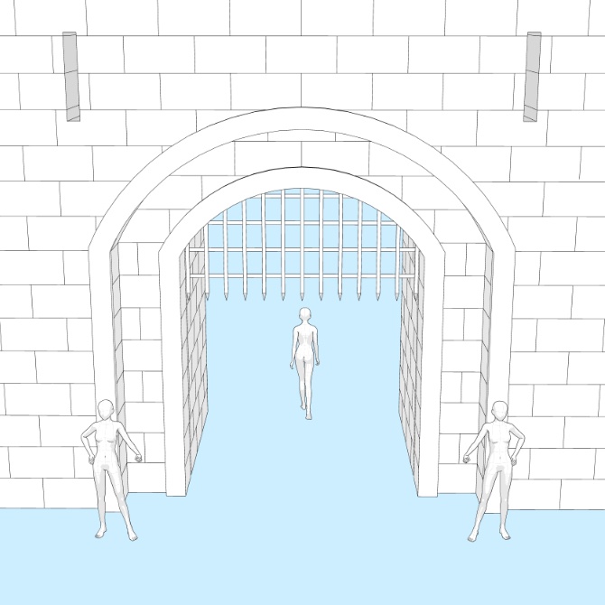 【3D素材】要塞セット1【cs3o】