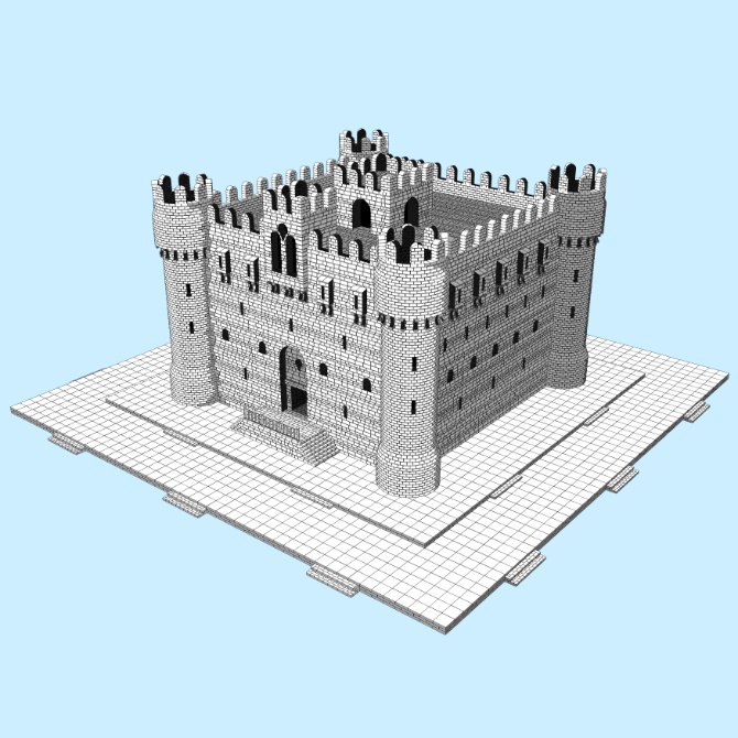中世の要塞セット Medieval Fortress Set