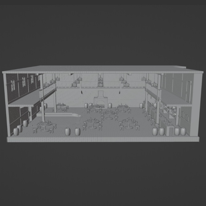 中世の酒場1 Medieval Tavern 1