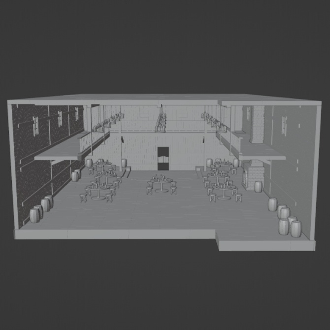 中世の酒場1 Medieval Tavern 1