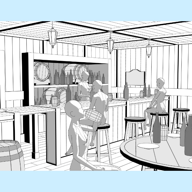 中世の酒場3 Medieval Tavern 3