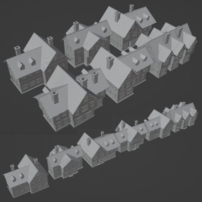 中世の街1 Medieval Town 1