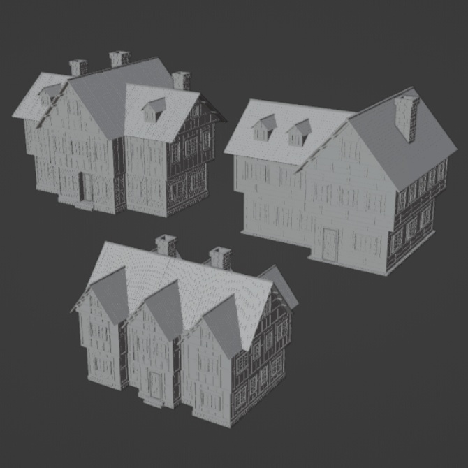 中世の街1 Medieval Town 1