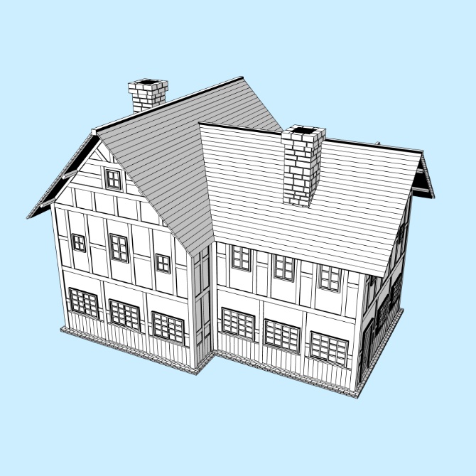 中世の家6 Medieval House 6