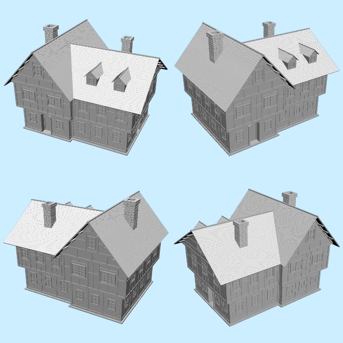 中世の家8 Medieval House 8