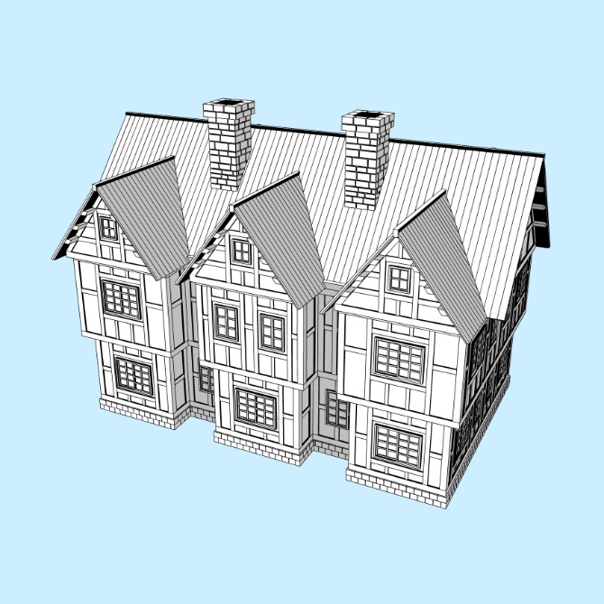 中世の家11 Medieval House 11