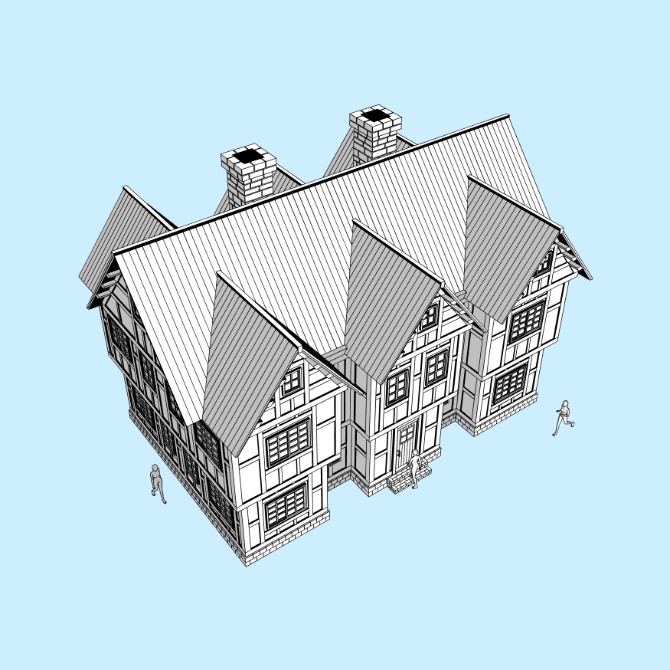 中世の家11 Medieval House 11