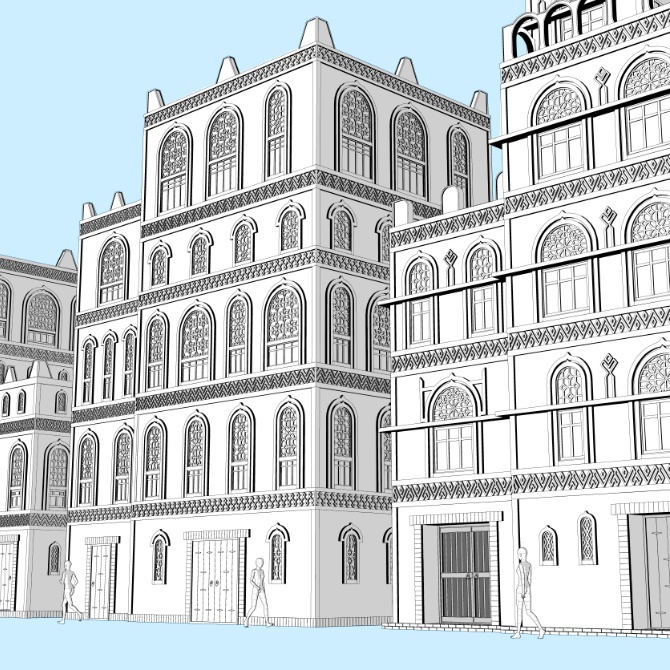 【3D素材】中世アラブの街1【cs3o】