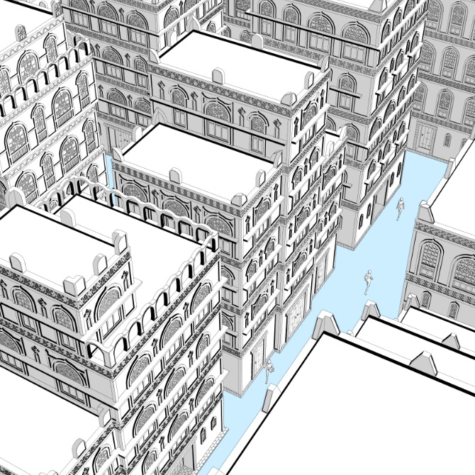 【3D素材】中世アラブの街1【cs3o】