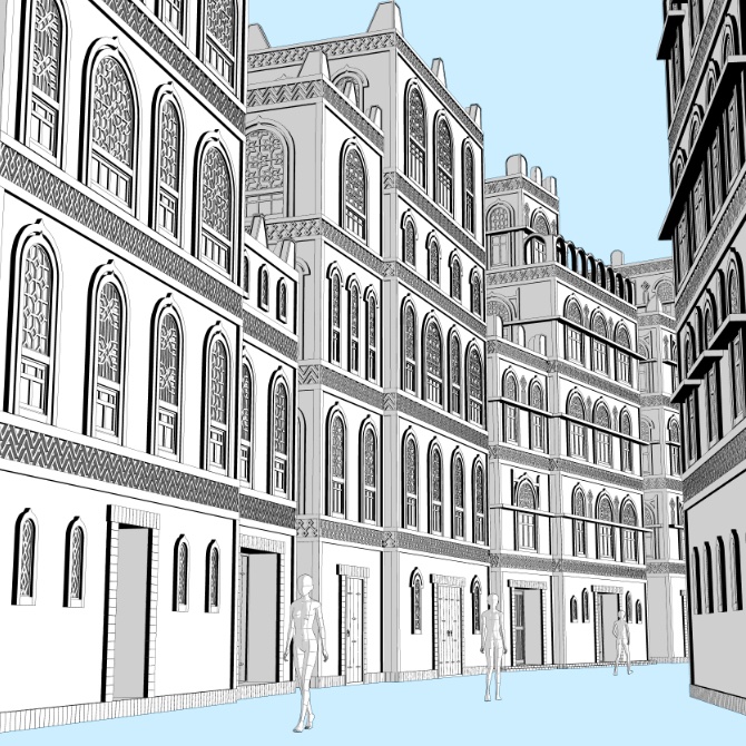 【3D素材】中世アラブの街1【cs3o】