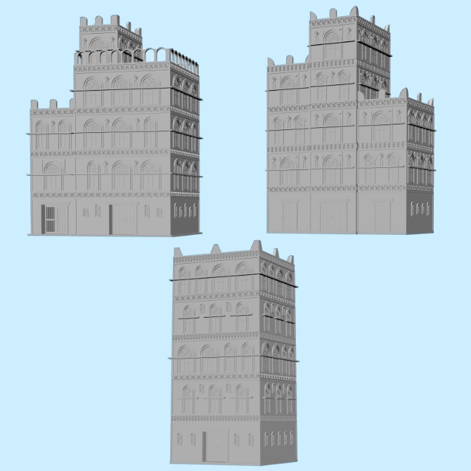 【3D素材】中世アラブの街1【cs3o】