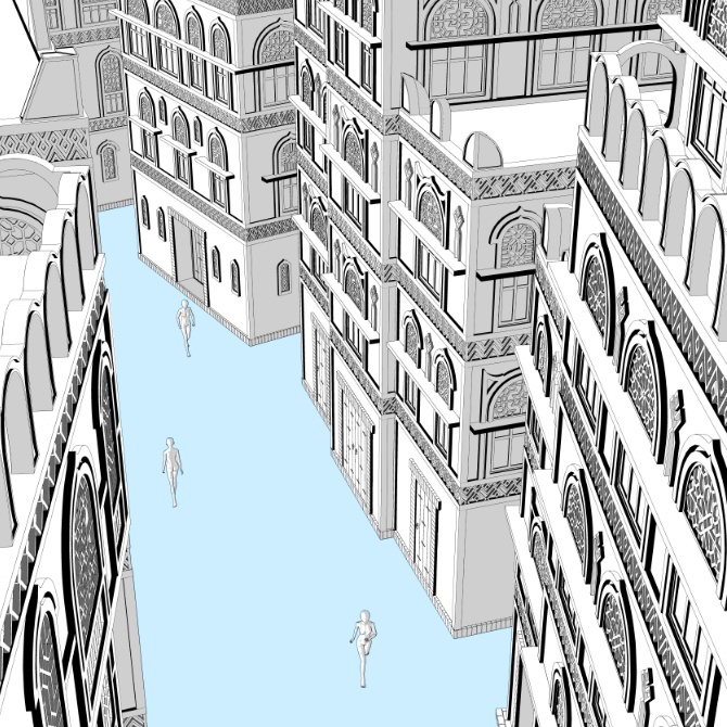 【3D素材】中世アラブの街1【cs3o】