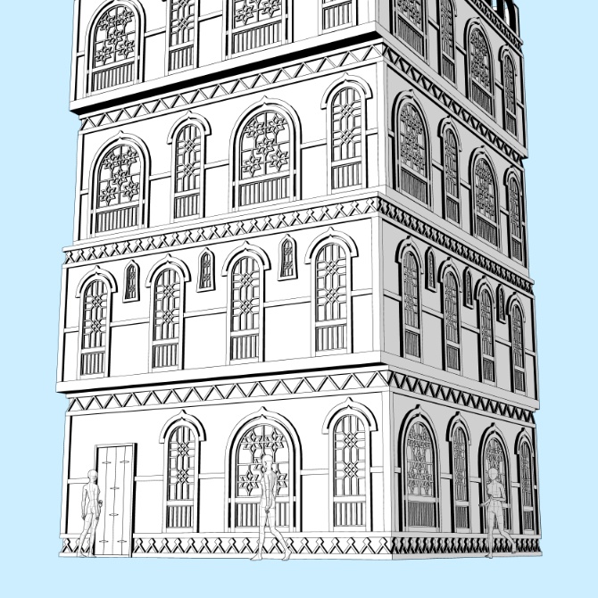 【3D素材】中世アラブの家1【cs3o】