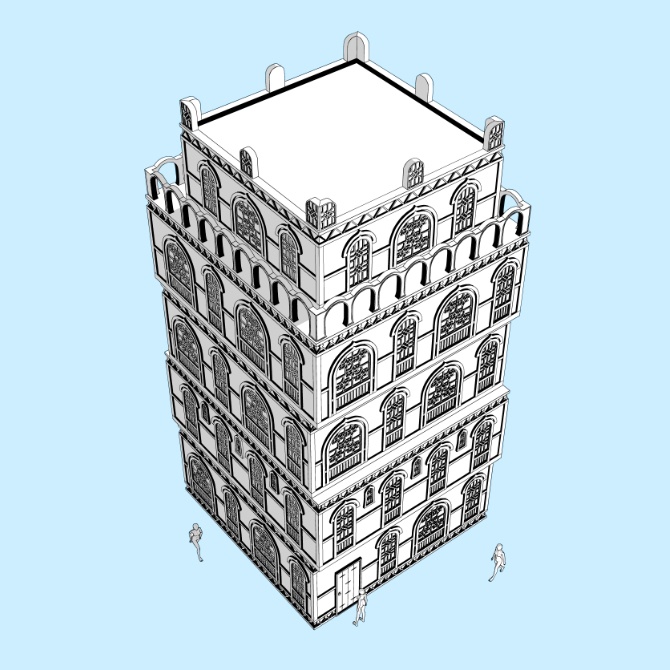 【3D素材】中世アラブの家1【cs3o】
