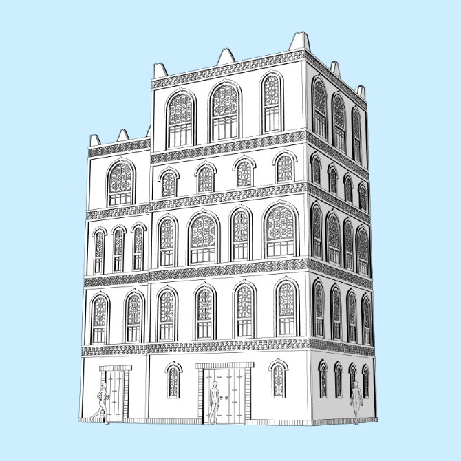 【3D素材】中世アラブの家3【cs3o】