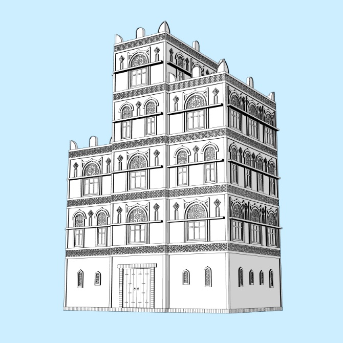 【3D素材】中世アラブの家5【cs3o】