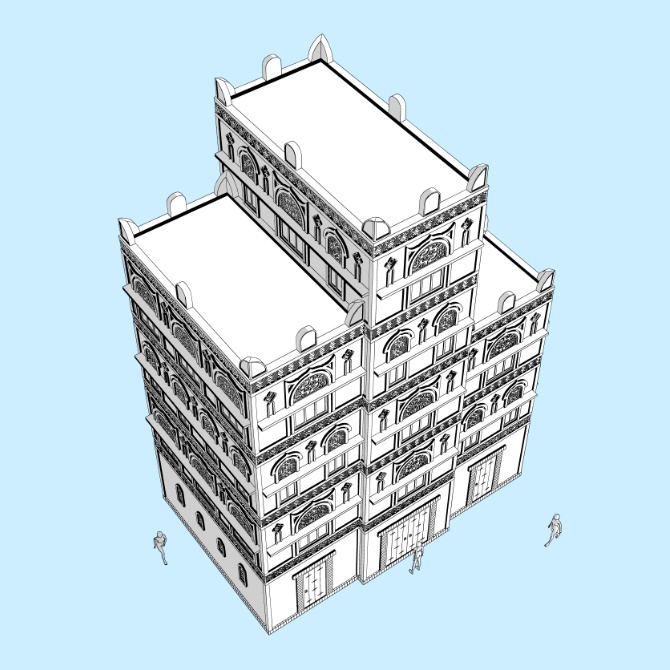 【3D素材】中世アラブの家5【cs3o】
