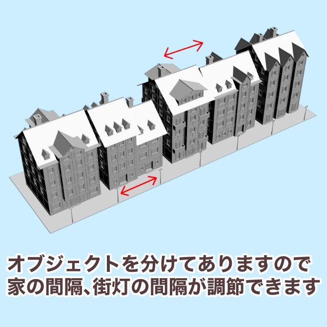 【3D素材】中世の街並み2【cs3o】