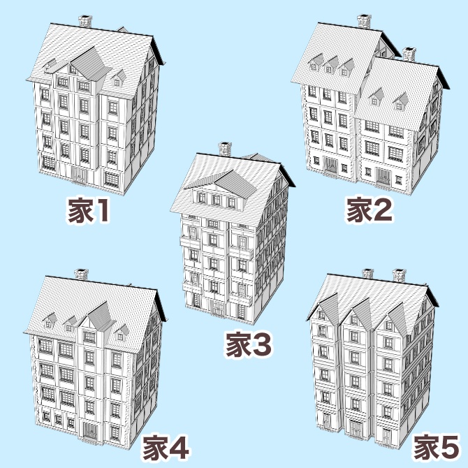 【3D素材】中世の街並み2【cs3o】