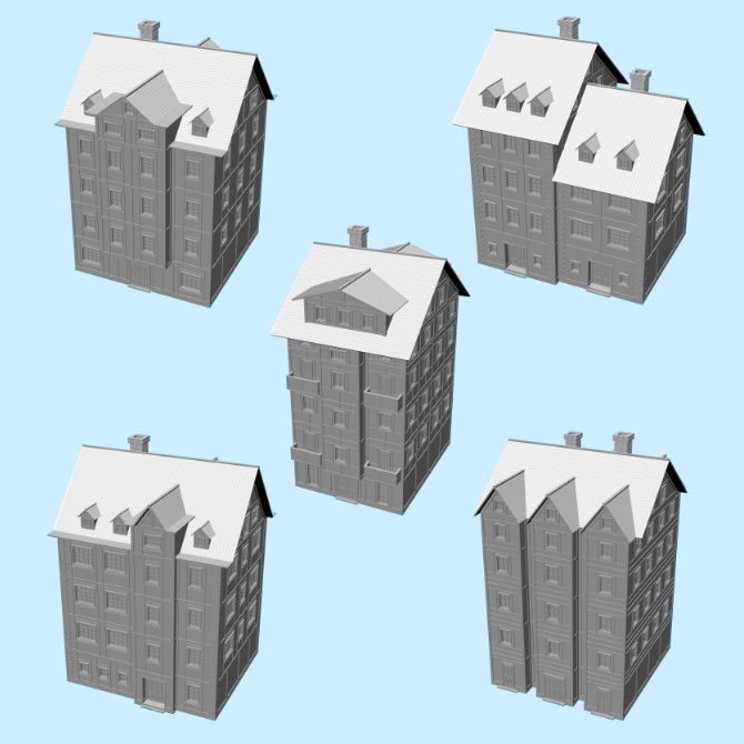 【3D素材】中世の街並み2【cs3o】