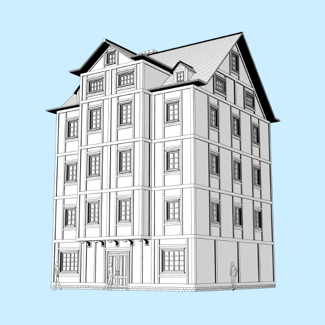 【3D素材】中世の屋敷9【cs3o】