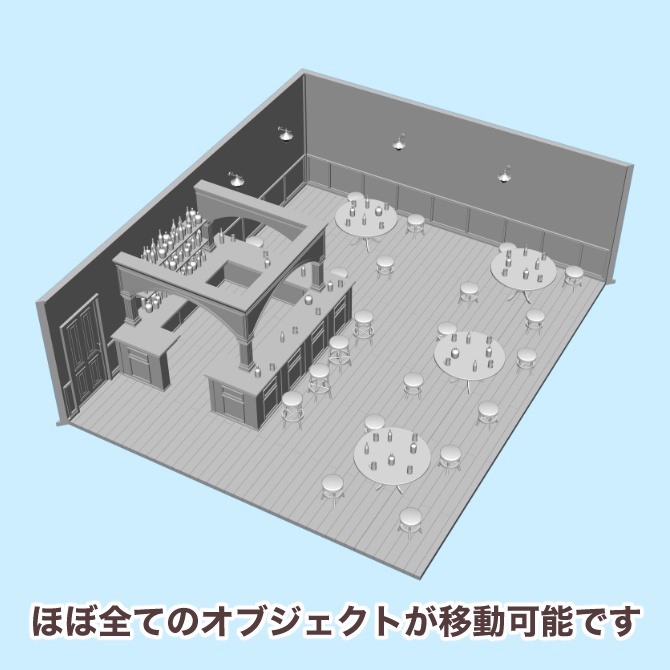 【3D素材】中世の酒場4【cs3o】