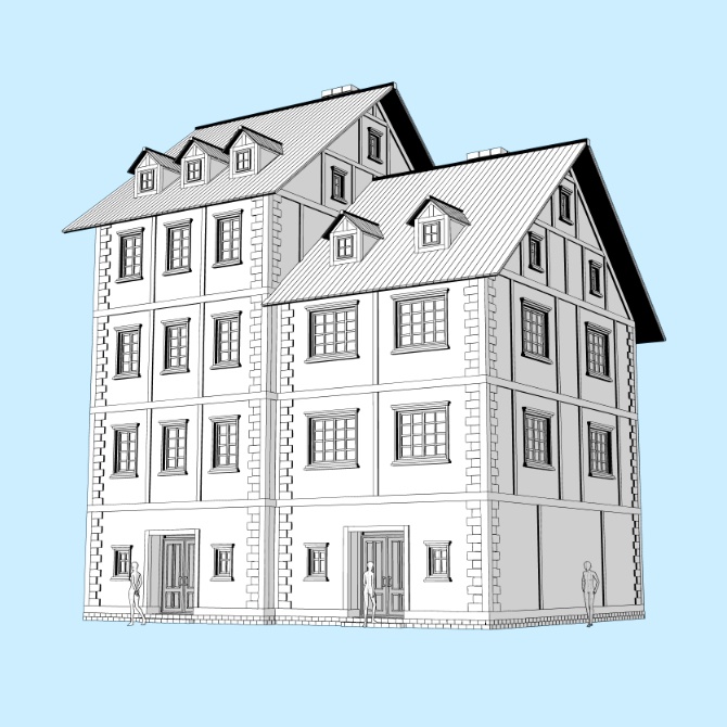 【3D素材】中世の屋敷10【cs3o】