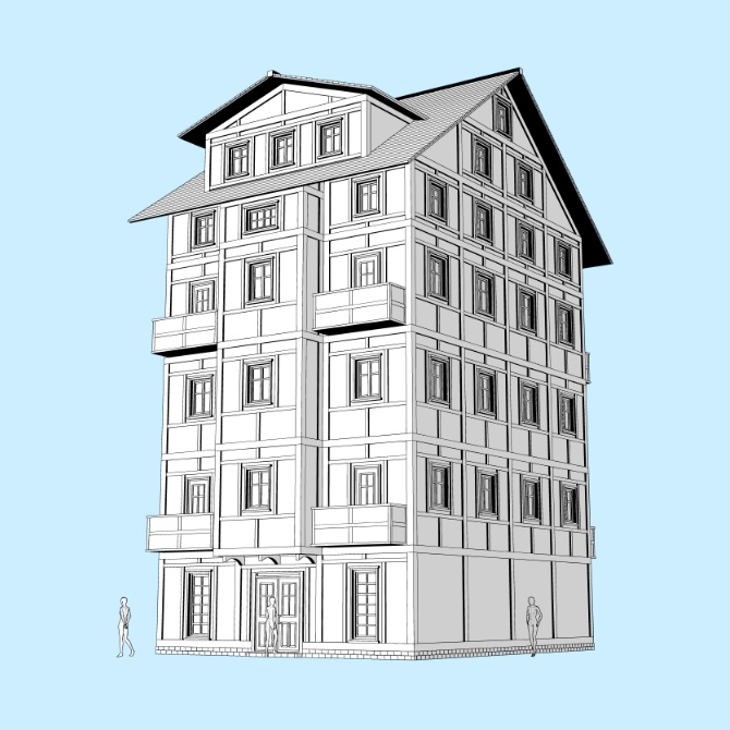 【3D素材】中世の屋敷11【cs3o】