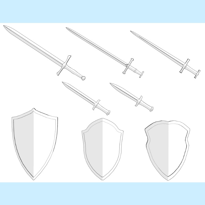 【3D素材】中世の武器屋1【cs3o】