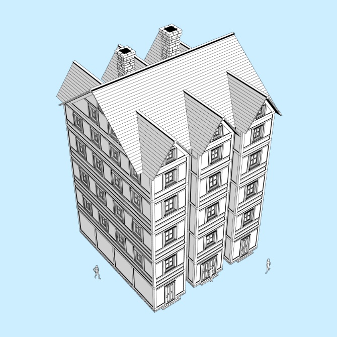 【3D素材】中世の屋敷13【cs3o】