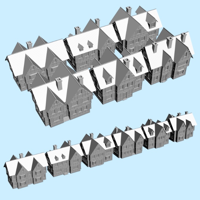 【3D素材】西洋の街2【cs3o】