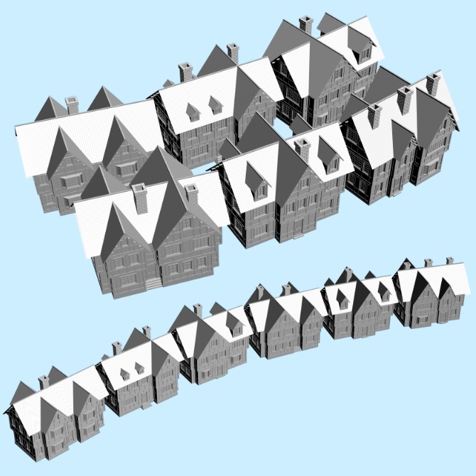 【3D素材】西洋の街2【cs3o】