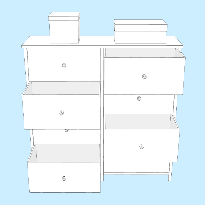 【3D素材】洋室5.5帖1R【cs3o】