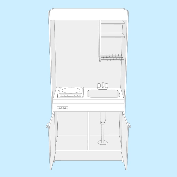 【3D素材】洋室5.5帖1R【cs3o】