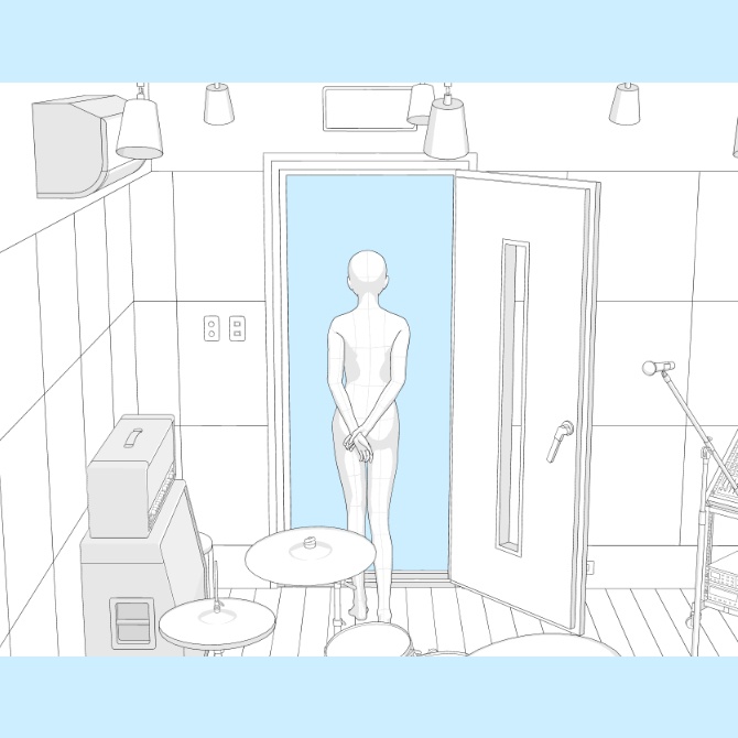 【3D素材】音楽スタジオ1【cs3o】