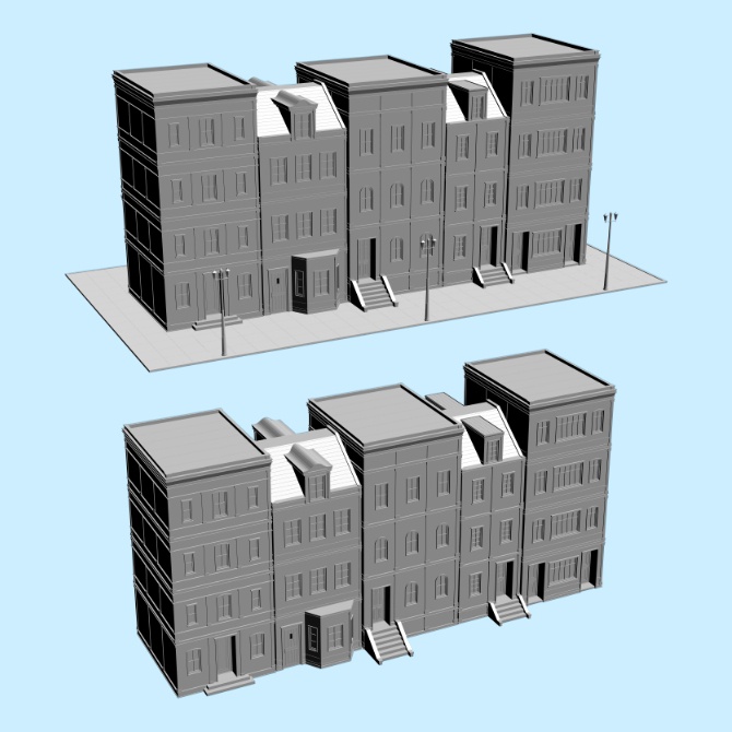 【3D素材】西洋の街並み3【cs3o】