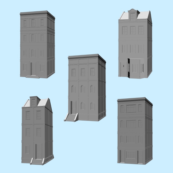 【3D素材】西洋の街並み3【cs3o】