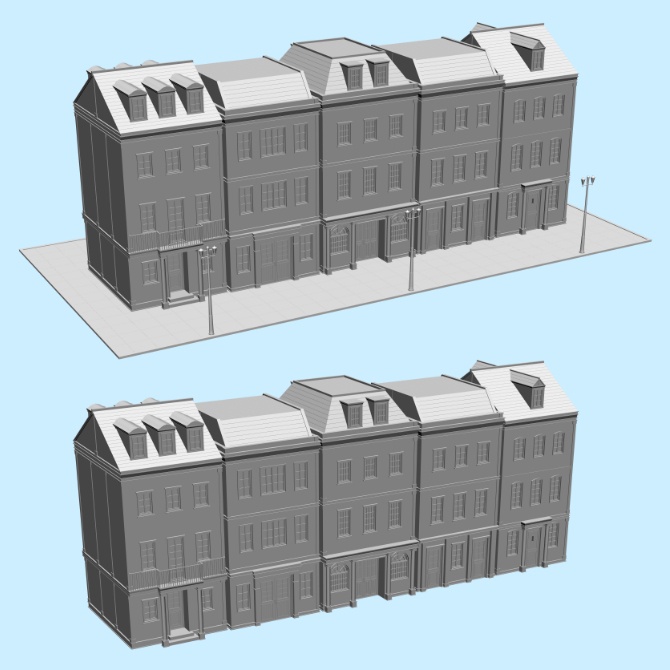 【3D素材】西洋の街並み4【cs3o】