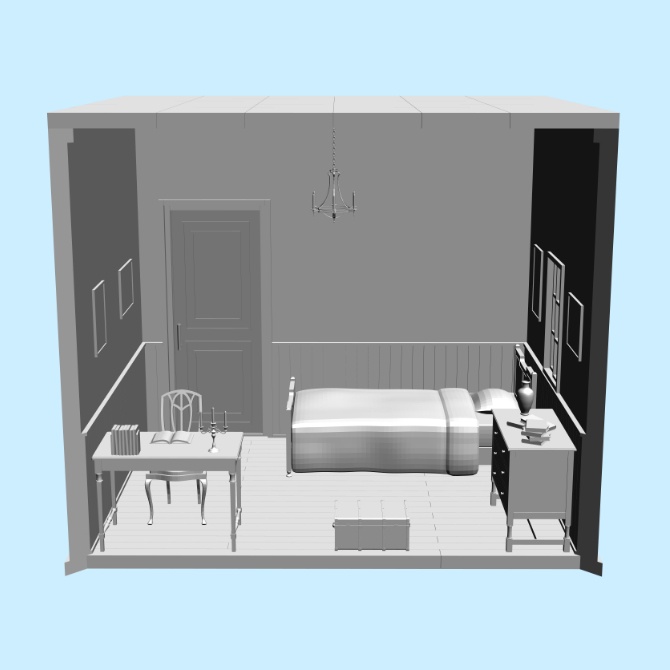 【3D素材】西洋の部屋4【cs3o】