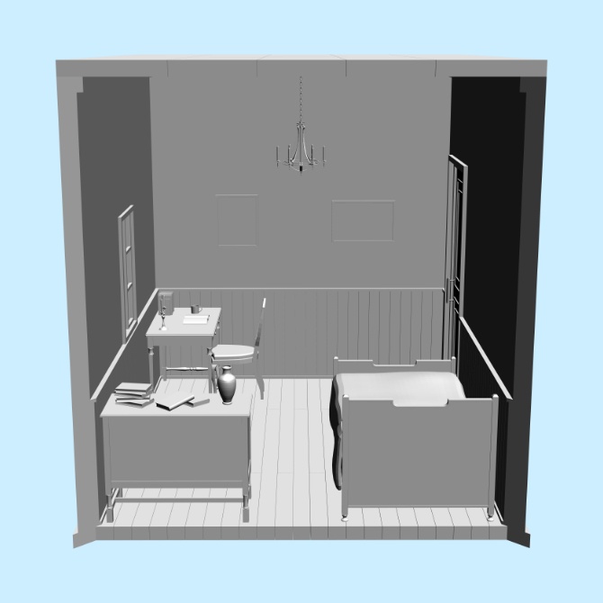 【3D素材】西洋の部屋4【cs3o】