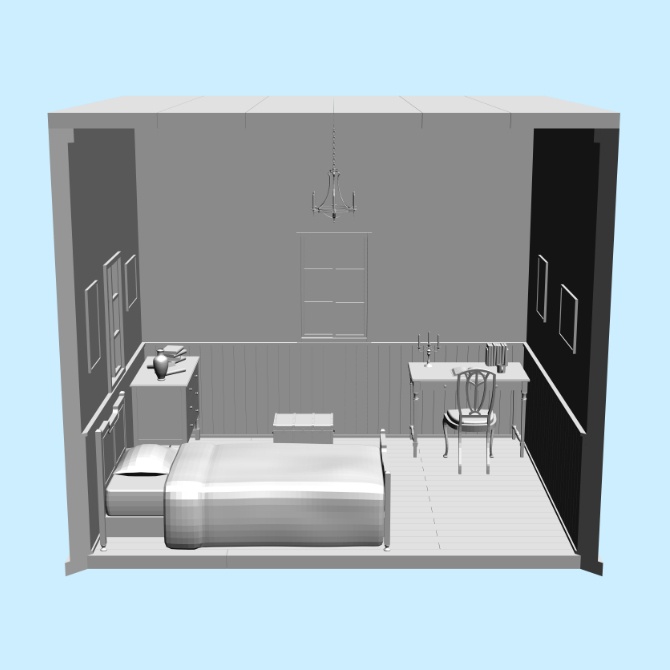 【3D素材】西洋の部屋4【cs3o】